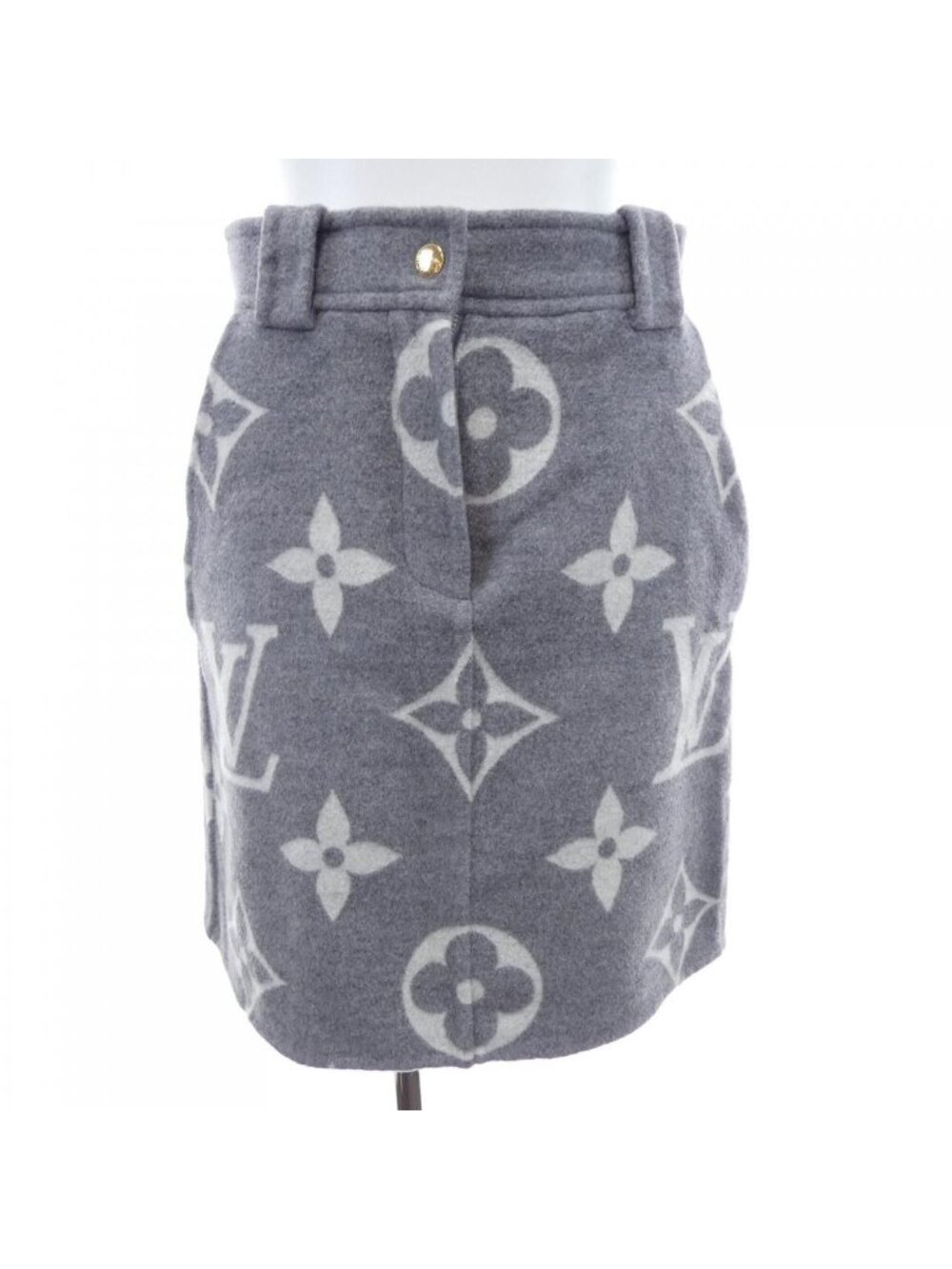 Louis Vuitton Skirt Gray
